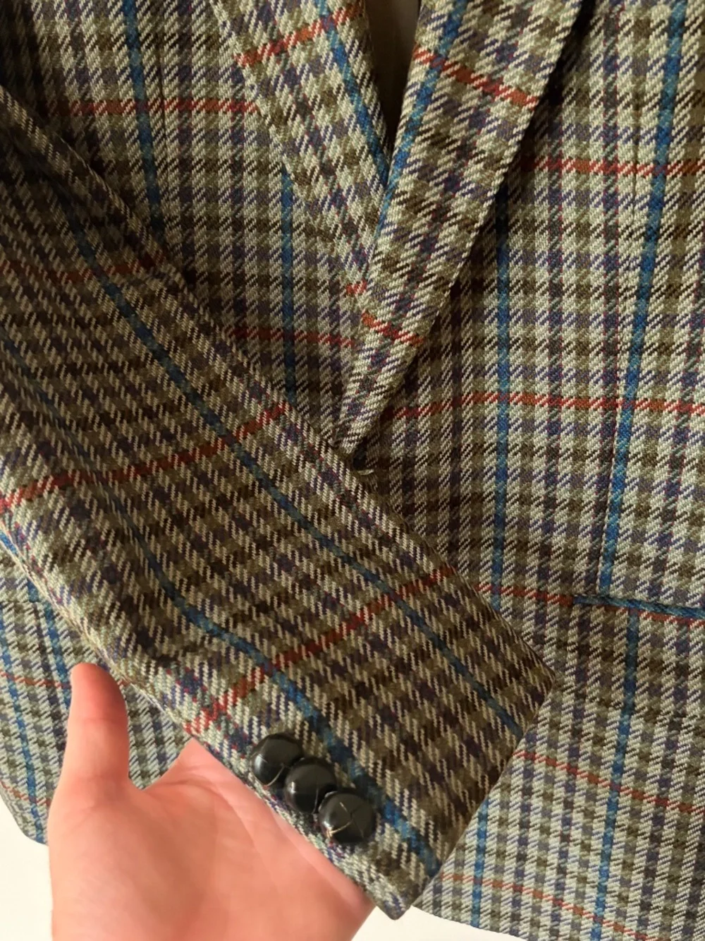 Atelier Torino Blazer 42R Wool Sport Coat Scottish Tweed Plaid Arthur Bell 2 Btn